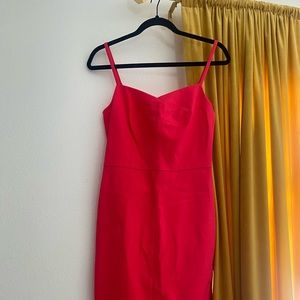 Banana Republic electric pink A line Barbie dress sz 2